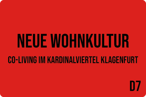 D7 - Neue Wohnkultur: Co-Living im Kardinalviertel Klagenfurt