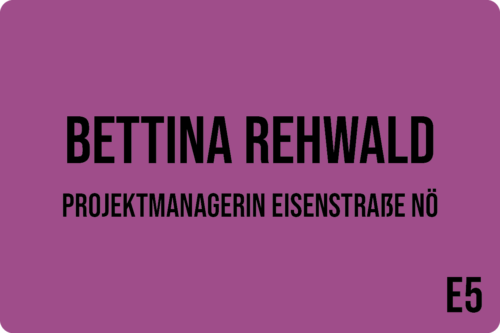 E5 - Bettina Rehwald, Projektmanagerin Eisenstraße
